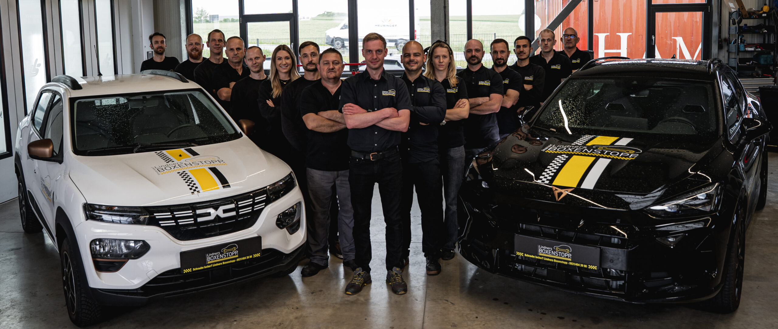 Das Team von Lindners Boxenstopp